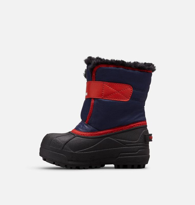 Sorel Çocuk Childrens Commander™ - Kar Botu Lacivert/Kırmızı - 725-LSTZDJ